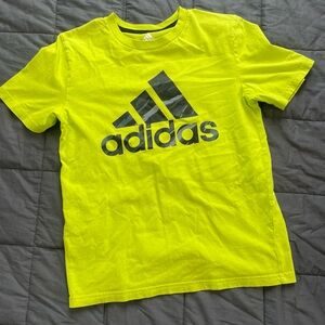 Adidas Kids Neon Green T-Shirt